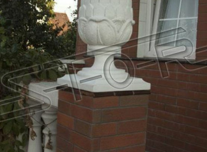 Garden Figure Stone Decoration Garden Column Sculpture Design Flower Abstract new